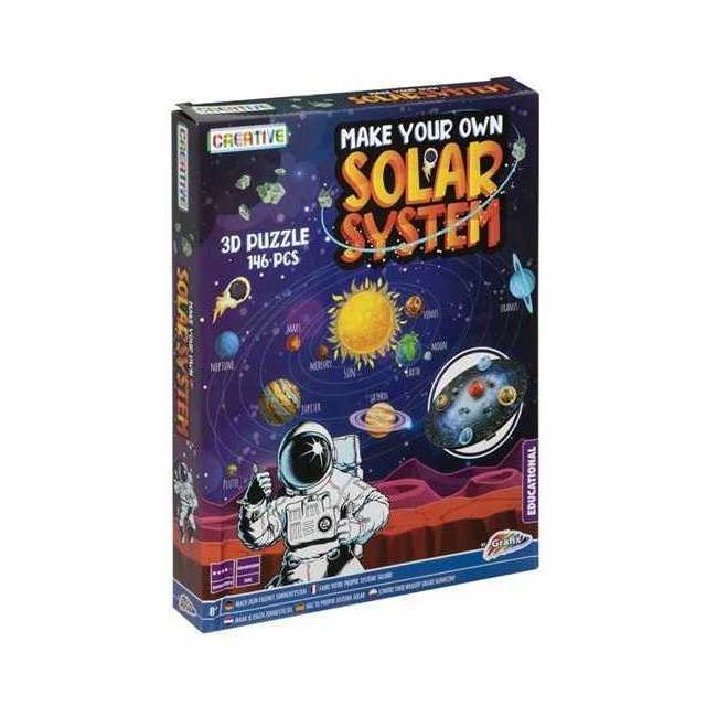 Puzzle Sistem Solar 3D, 146 piese,  52x40x13 cm Grafix GR200011 BBJGR200011_Initiala
