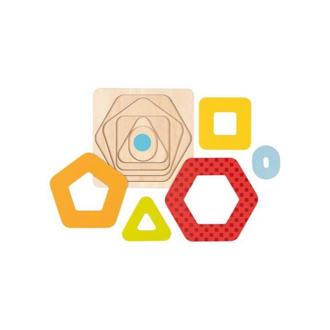 Puzzle stratificat potriveste formele geometrice - okegoki57421