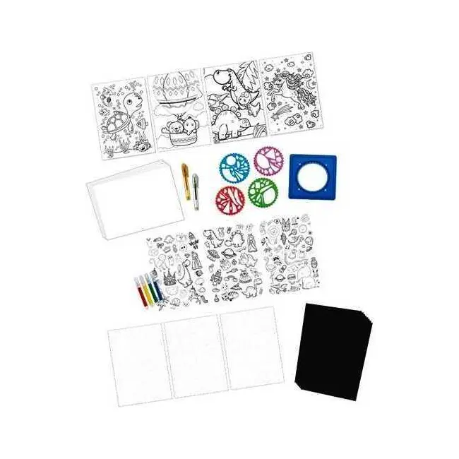 Set creativ 4 in 1 Art Set Grafix GR220011 BBJGR220011_Initiala