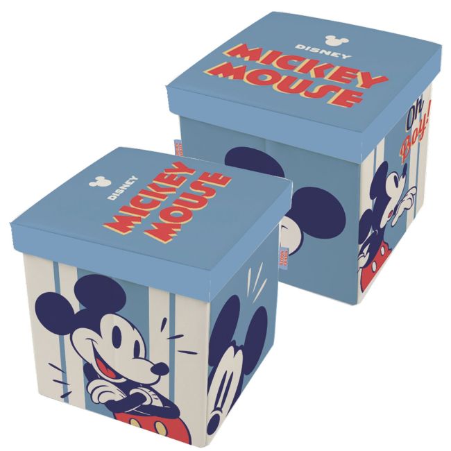 Taburet pentru depozitare jucarii Mickey BBXWD14433