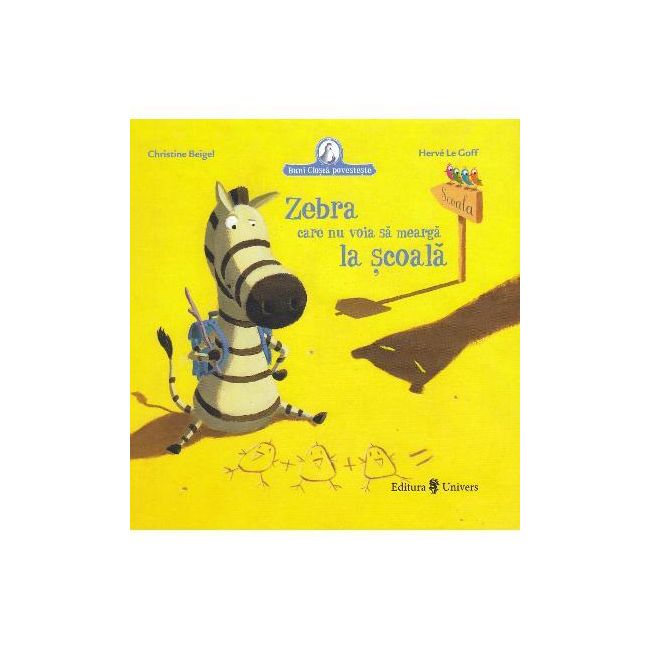 Zebra care nu voia sa mearga la scoala