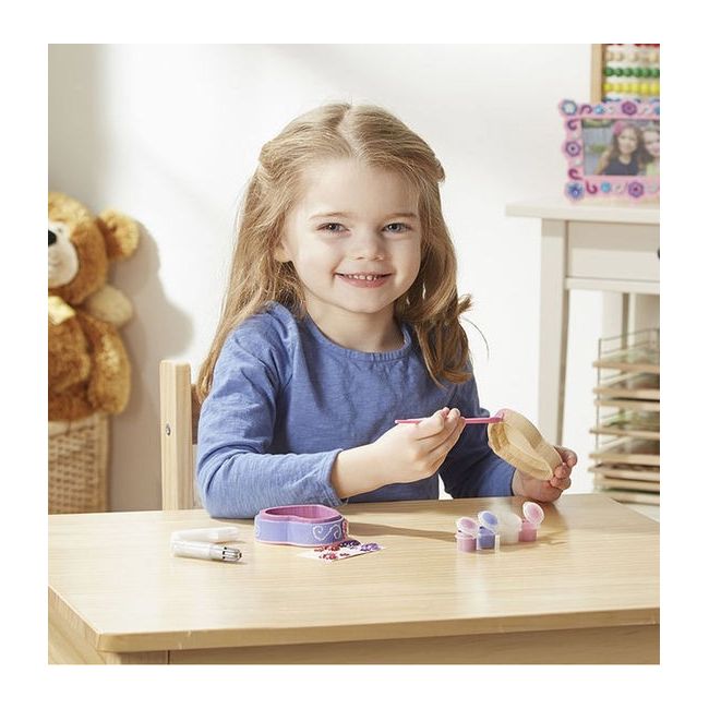 Cutie de decorat din lemn inimioara - okemd8850