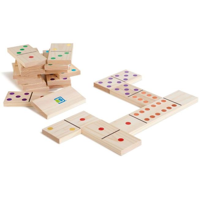Domino din lemn gigant buitenspeel - okebsga278