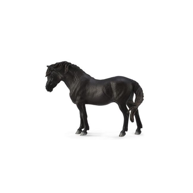 Figurina ponei negru dartmoor l collecta - okecol88603l
