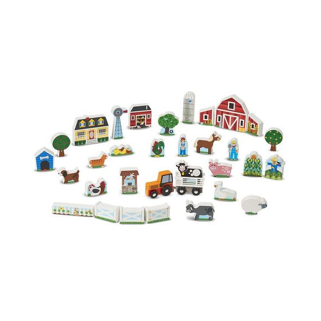 Figurine din lemn ferma melissa and doug - okemd4800