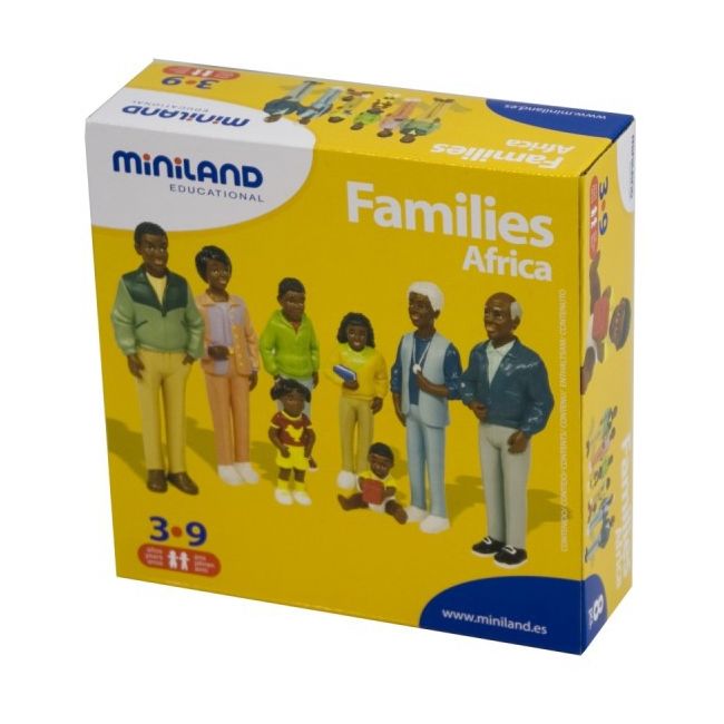 Figurine familie africana miniland - okeml27396