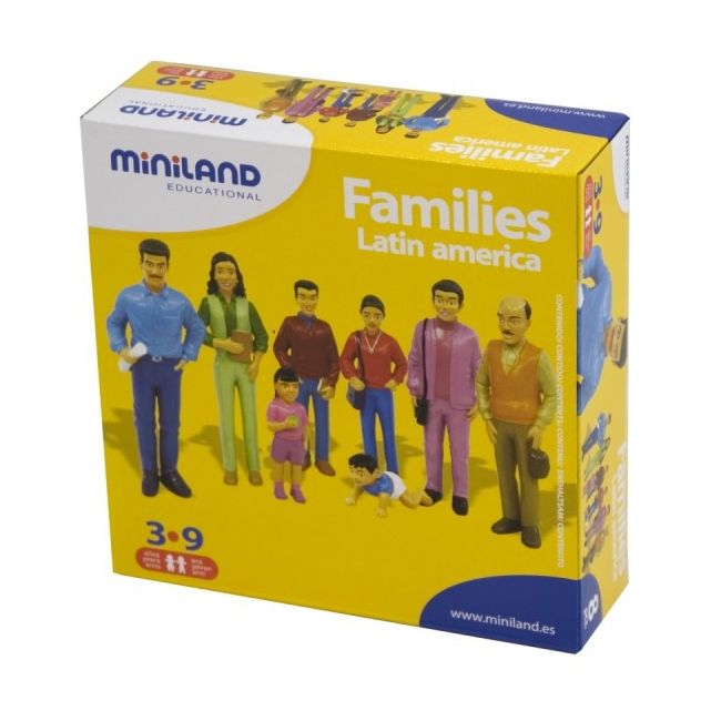 Figurine familie sudamericana miniland - okeml27398