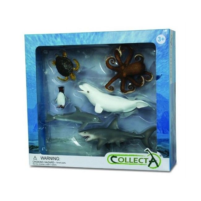 Set 6 figurine viata acvatica collecta - okecol89868wb