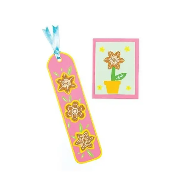 Abtibilduri din pluta floricele - baker ross - okebkar278