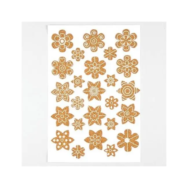 Abtibilduri din pluta floricele - baker ross - okebkar278