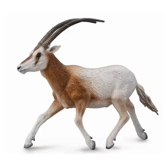 Figurina gazela oryx cu coarne sabie l collecta - okecol88637l