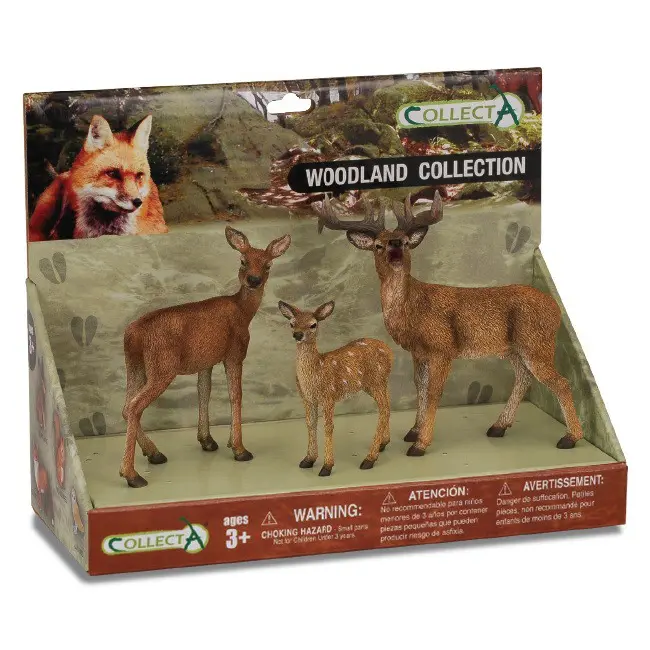Set 3 figurine animale din padure - collecta - okecol89273lpp