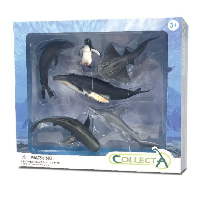 Set 6 figurine viata marina - collecta - okecol84050wb