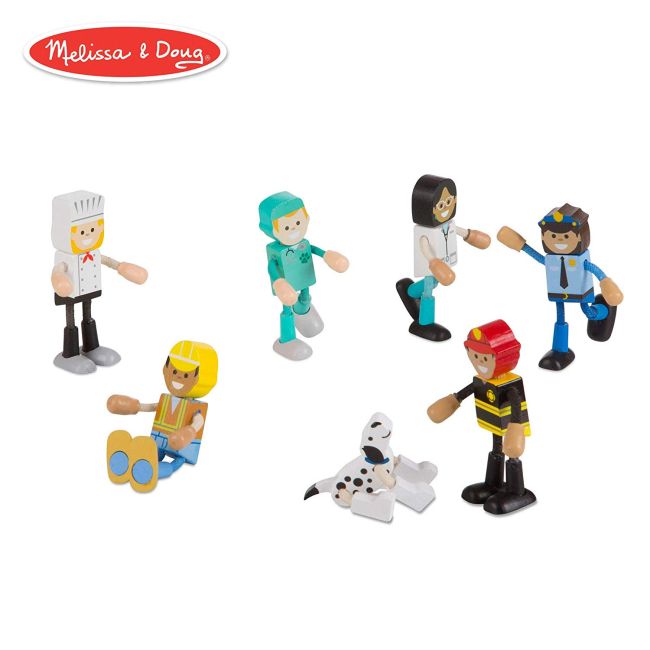 Set figurine flexibile meserii - melissa & doug - okemd2474