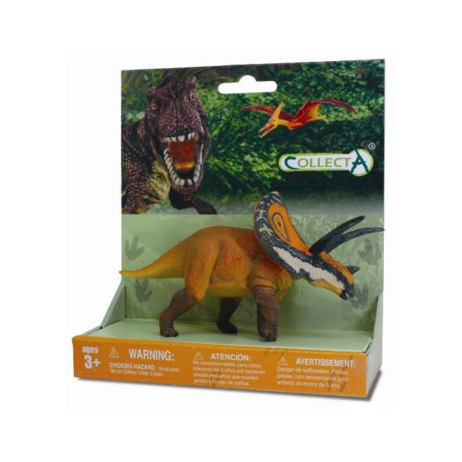 Figurina pe platforma dinozaur torosaurus pictata manual xspp collecta - okecol89424xspp