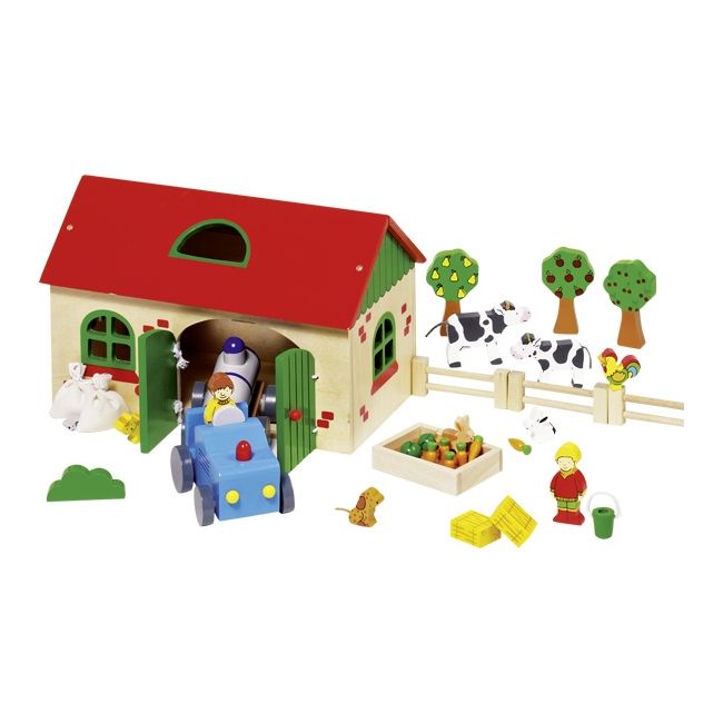 Joc din lemn ferma animalelor - okegoki58598