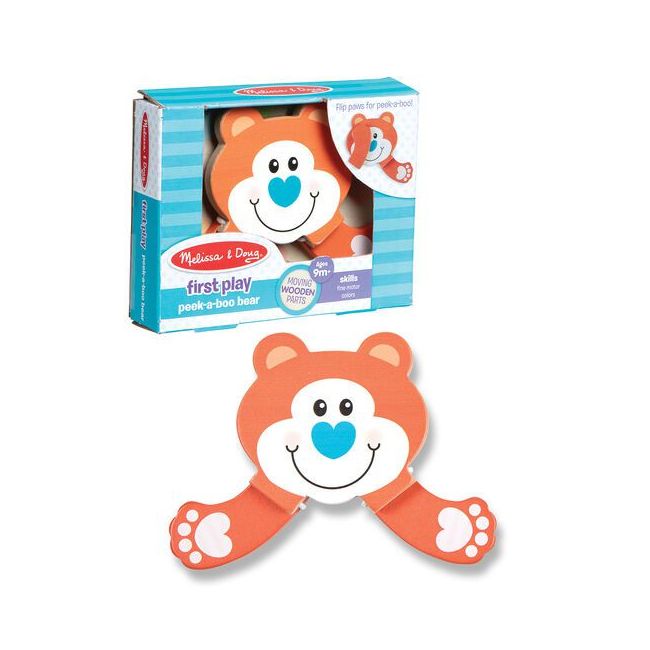 Jucarie pentru bebe ursulet cucu-bau - okemd30562