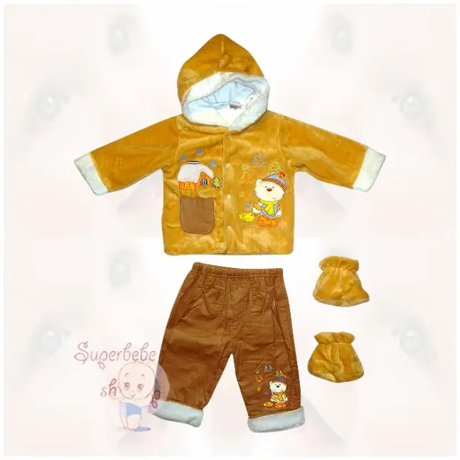 Costumas copii captusit "Casuta din Padure" 3-6 luni - 13203.3-6 luni