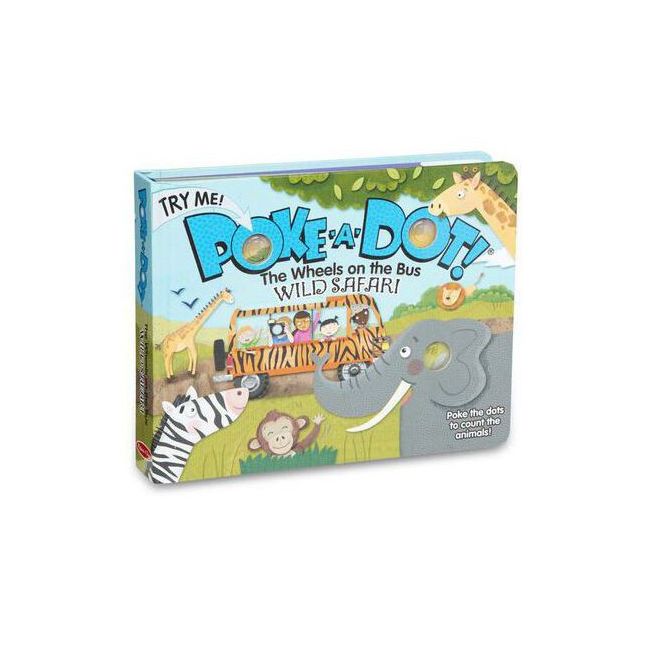 Carticica copii caravana safari - poke-a-dot melissa & doug - okemd31348