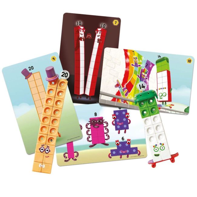 Mathlink®cubes numberblocks in engleza set de activitati de la 11 - 20