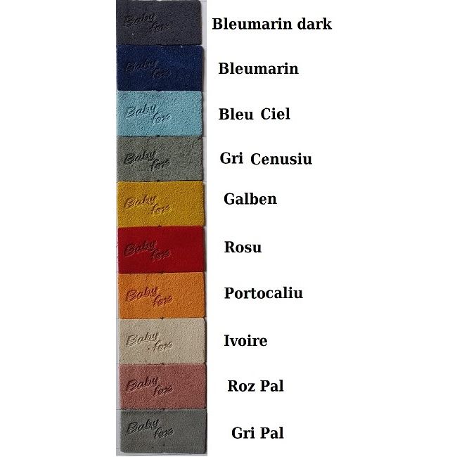 Botosei mocasini bebe BabyFox Bleu Ciel cu siret uni - FOX10312-9