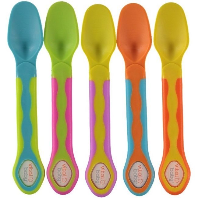 5 Lingurite moi 4 luni+, Vital Baby OMDVB443000