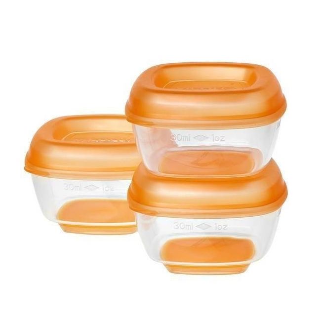 8 Recipiente mici pentru congelat Press 'n' Pop 4 luni+, 30 ml, Vital Baby OMDVB443010