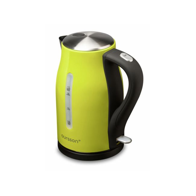 Fierbator Oursson EK1760M/GA, 2400 W, 1.7 L, otel inoxidabil, Mar Verde - OUREK1760M/GA