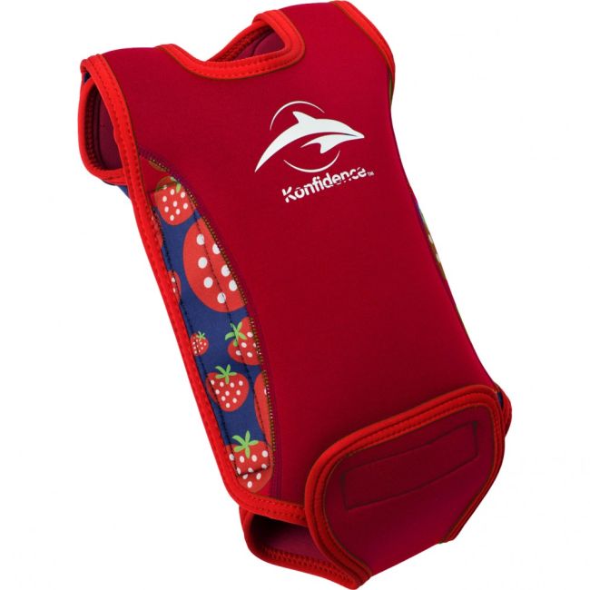 Konfidence - Costum termoreglabil din neopren pentru bebelusi BabyWarma Strawberry 0-6 luni LVTKBWRB06-06