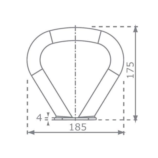 Maner din otel pentru balansoar - okekbt262.010.010.001