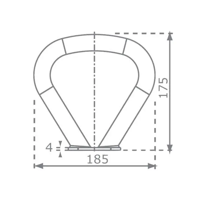 Maner din otel pentru balansoar - okekbt262.010.010.001