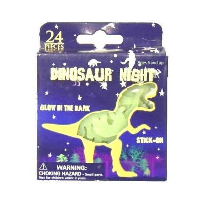 Set 24 piese Fosforescente Dinozauri Bambinice BN039 BBJBN039_T-Rex