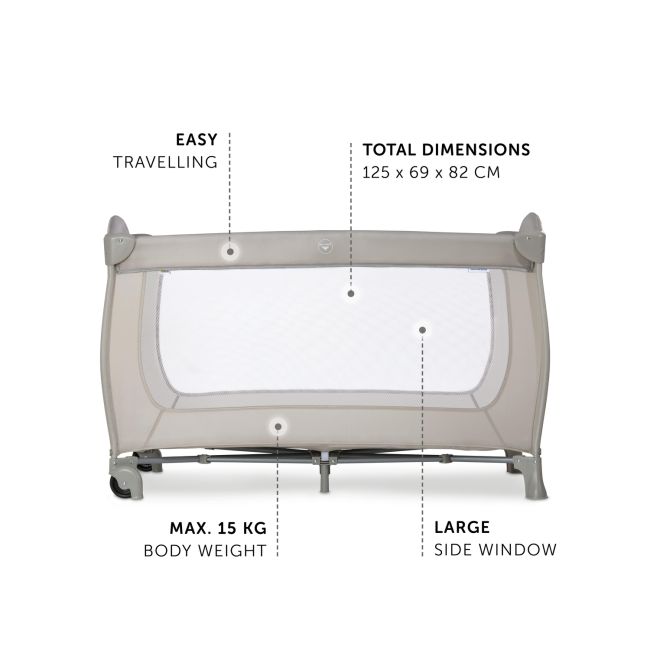 Pat Pliabil Hauck Sleep'n Play Go Plus Beige MGZ600825