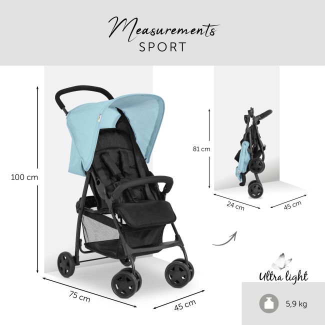 Cărucior Hauck Sport Blue MGZ171523
