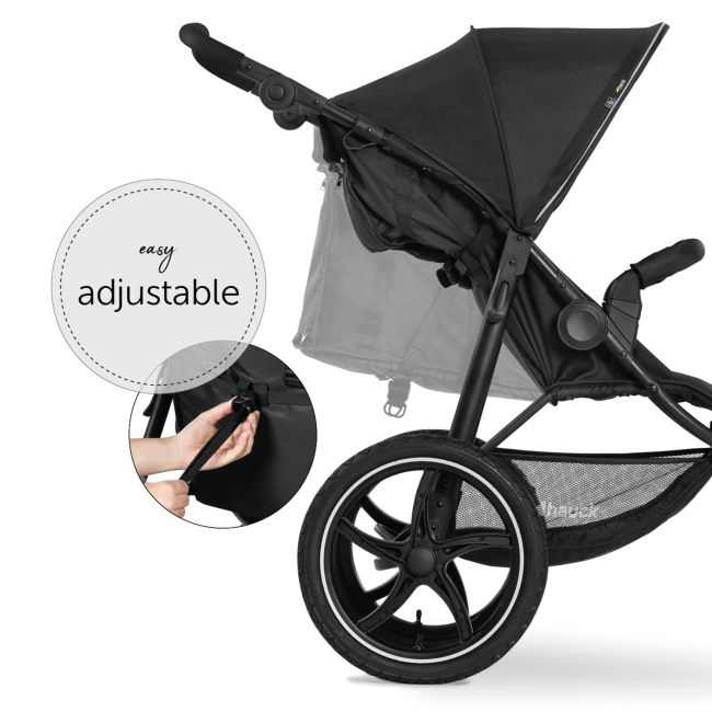 Cărucior Hauck  Runner 2 Black cu UPF 50+ MGZ274200