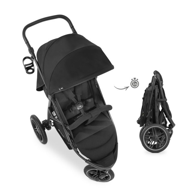 Cărucior Hauck Rapid 3R Black UPF 50+ MGZ148549
