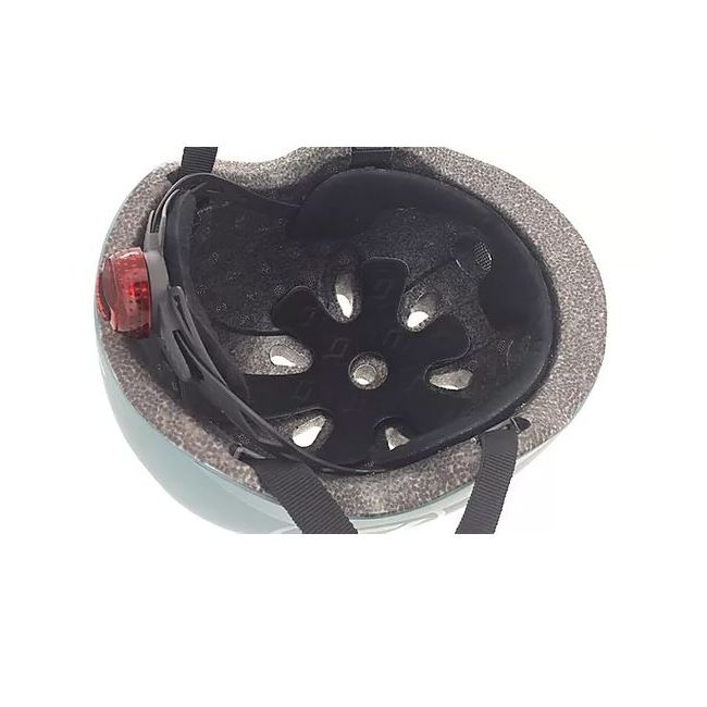 Casca De Protectie Pentru Copii, Sistem De Reglare Magnetic Cu Led, Cu Banda Reflectorizanta, Xxs-s, 45-51 Cm, 1 An+, Forest, Scoot  Ride Pjb96497