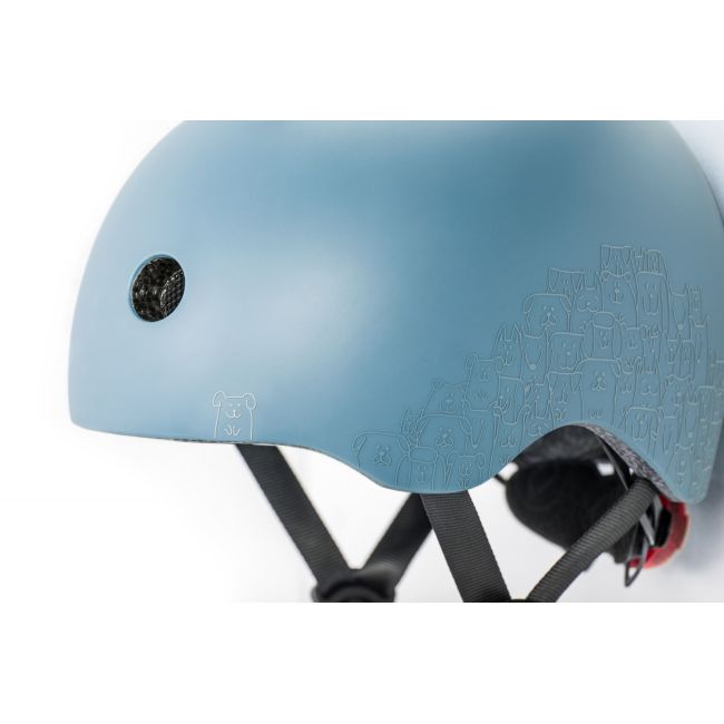 Casca De Protectie Pentru Copii, Sistem De Reglare Magnetic Cu Led, Cu Banda Reflectorizanta, Xxs-s, 45-51 Cm, 1 An+, Steel, Scoot  Ride Pjb96495