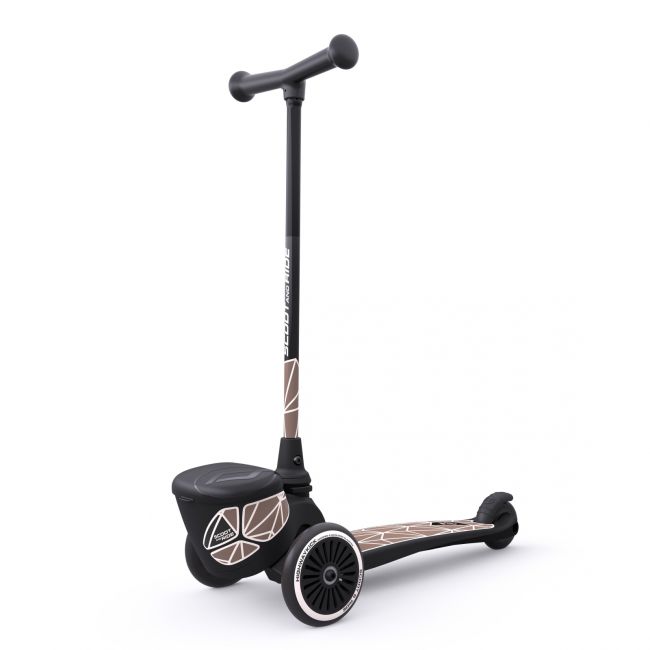 Trotineta Copii Pliabila, Suport Jucarie, Highwaykick 2 Lifestyle Brown Line, 2 Ani +, Pana La 50 Kg, Scoot  Ride Pjb96526