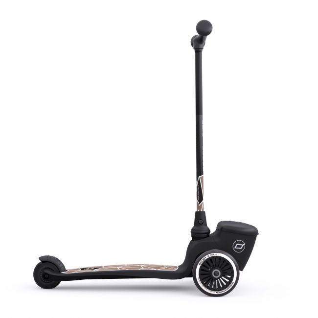 Trotineta Copii Pliabila, Suport Jucarie, Highwaykick 2 Lifestyle Brown Line, 2 Ani +, Pana La 50 Kg, Scoot  Ride Pjb96526