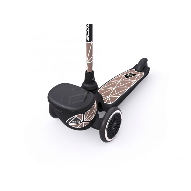 Trotineta Copii Pliabila, Suport Jucarie, Highwaykick 2 Lifestyle Brown Line, 2 Ani +, Pana La 50 Kg, Scoot  Ride Pjb96526