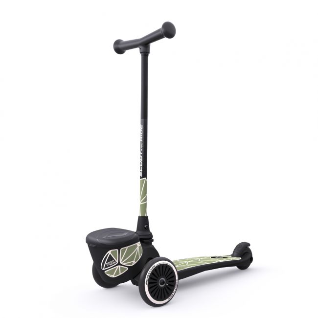 Trotineta Copii Pliabila, Suport Jucarie, Highwaykick 2 Lifestyle Green Line, 2 Ani +, Pana La 50 Kg, Scoot  Ride Pjb96525