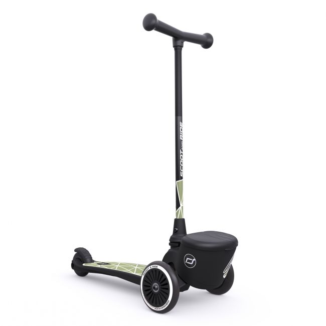 Trotineta Copii Pliabila, Suport Jucarie, Highwaykick 2 Lifestyle Green Line, 2 Ani +, Pana La 50 Kg, Scoot  Ride Pjb96525
