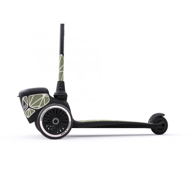 Trotineta Copii Pliabila, Suport Jucarie, Highwaykick 2 Lifestyle Green Line, 2 Ani +, Pana La 50 Kg, Scoot  Ride Pjb96525