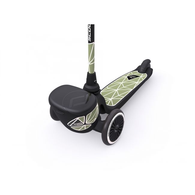 Trotineta Copii Pliabila, Suport Jucarie, Highwaykick 2 Lifestyle Green Line, 2 Ani +, Pana La 50 Kg, Scoot  Ride Pjb96525
