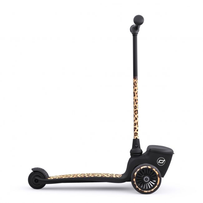 Trotineta Copii Pliabila, Suport Jucarie, Highwaykick 2 Lifestyle Leopard, 2 Ani +, Pana La 50 Kg, Scoot  Ride Pjb96524
