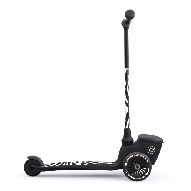 Trotineta Copii Pliabila, Suport Jucarie, Highwaykick 2 Lifestyle Zebra, 2 Ani +, Pana La 50 Kg, Scoot  Ride Pjb96523