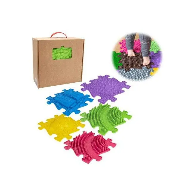 Covoras ortopedic senzorial puzzle set mediu a muffik - okemfk-020-1