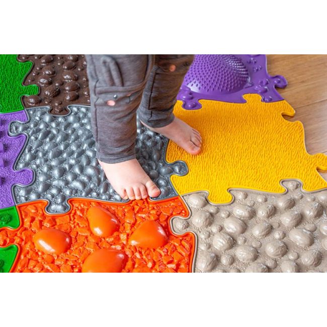 Covoras ortopedic senzorial puzzle set mediu a muffik - okemfk-020-1