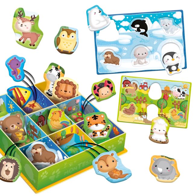 Cutiuta montessori - animalutele in mediul lor
